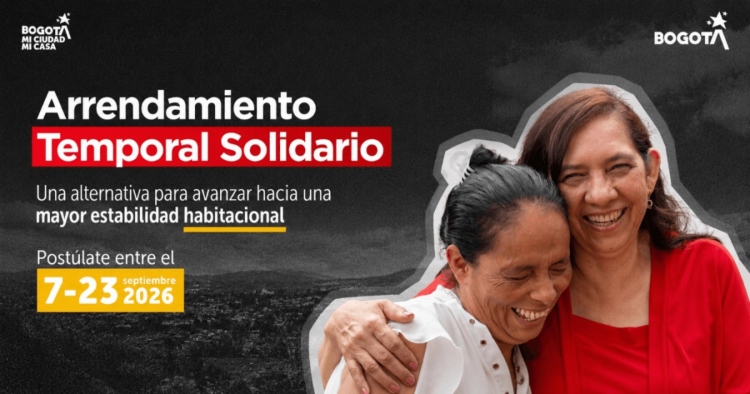 Bogotá abre una nueva convocatoria presencial del programa Arrendamiento Temporal Solidario delimage