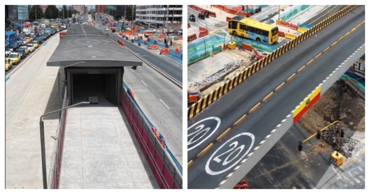 La megaobra de la avenida 68 en Bogotá alcanza el 87 % de avance en su ejecución