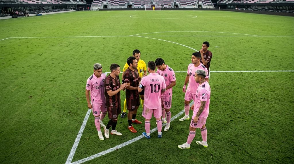 Messi protagonizó encontronazo con Junior Alonso