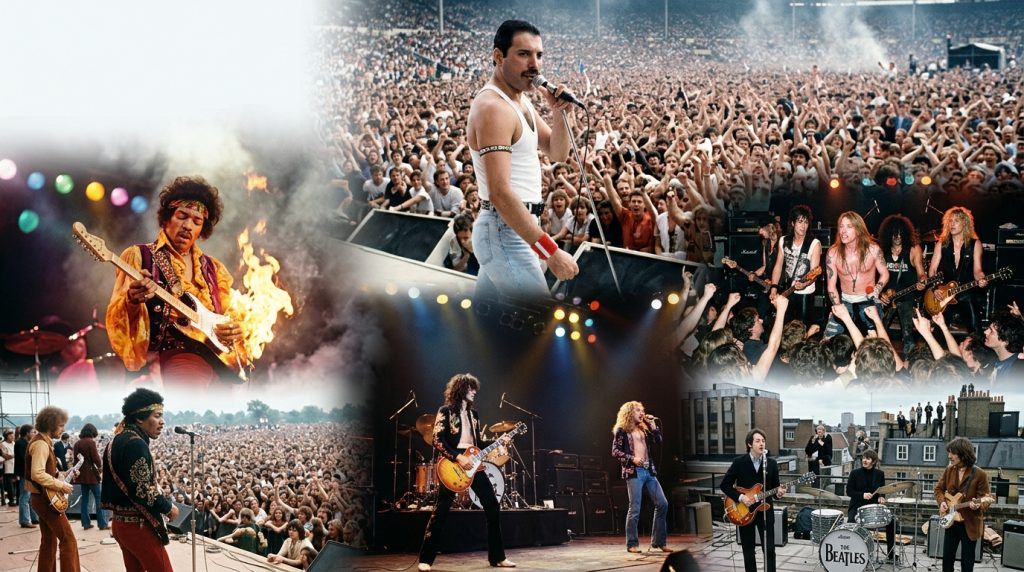 mejores conciertos de la historia del rock